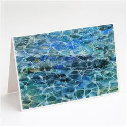Eel Under water Greeting Cards & Envelopes - Pack of 8