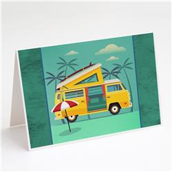 Greatest Adventure Camper Van Greeting Cards & Envelopes - Pack of 8