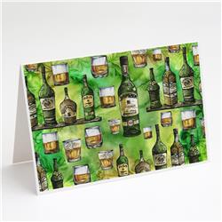 Irish Whiskey Greeting Cards & Envelopes - Pack of 8