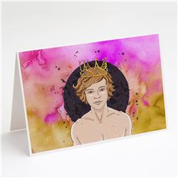 Leo Zodiac Sign Greeting Cards & Envelopes - Pack of 8
