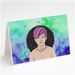 Virgo Zodiac Sign Greeting Cards & Envelopes - Pack of 8