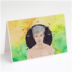 Libra Zodiac Sign Greeting Cards & Envelopes - Pack of 8