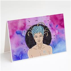 Scorpio Zodiac Sign Greeting Cards & Envelopes - Pack of 8