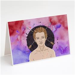 Sagittarius Zodiac Sign Greeting Cards & Envelopes - Pack of 8