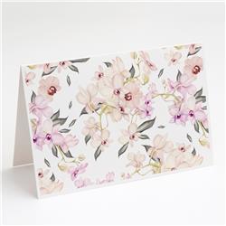 Orchids Greeting Cards & Envelopes - Pack of 8