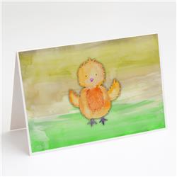 Chicken Watercolor Greeting Cards & Envelopes - Pack of 8