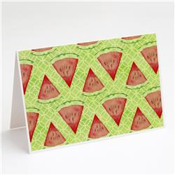 Watercolor Watermelon Greeting Cards & Envelopes - Pack of 8