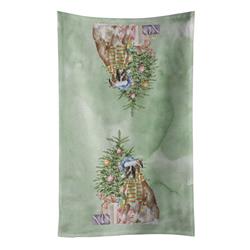25 x 15 in. Unisex Christmas Boxer Kitchen Towel, Multi Color