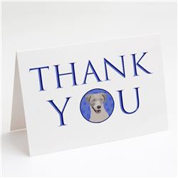 CK9044GCA7P 5 x 7 in. Unisex Labrador Retriever Gray Thank You Greeting Cards & Envelopes, Multi Color - Pack of 8