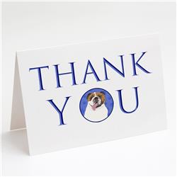 CK9001GCA7P 5 x 7 in. Unisex English Bulldog Tricolor No.1 Thank You Greeting Cards & Envelopes, Multi Color - Pack of 8