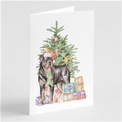 CK8238GCA7P 5 x 7 in. Unisex Christmas Rottweiler Greeting Cards & Envelopes, Multi Color - Pack of 8