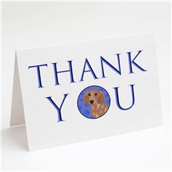 CK8958GCA7P 5 x 7 in. Unisex Chihuahua Red No.2 Thank You Greeting Cards & Envelopes, Multi Color - Pack of 8