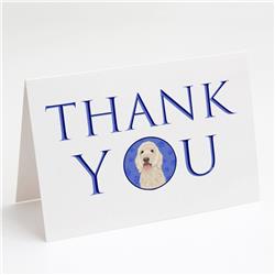 CK8975GCA7P 5 x 7 in. Unisex Doodle Cream No.5 Thank You Greeting Cards & Envelopes, Multi Color - Pack of 8