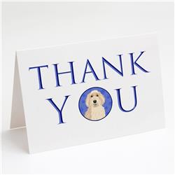 CK8979GCA7P 5 x 7 in. Unisex Doodle Fawn No.2 Thank You Greeting Cards & Envelopes, Multi Color - Pack of 8