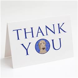 CK8981GCA7P 5 x 7 in. Unisex Doodle Fawn No.4 Thank You Greeting Cards & Envelopes, Multi Color - Pack of 8
