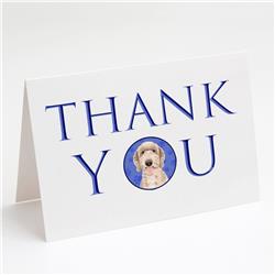 CK8982GCA7P 5 x 7 in. Unisex Doodle Fawn No.5 Thank You Greeting Cards & Envelopes, Multi Color - Pack of 8