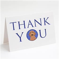 CK8985GCA7P 5 x 7 in. Unisex Doodle Liver No.3 Thank You Greeting Cards & Envelopes, Multi Color - Pack of 8