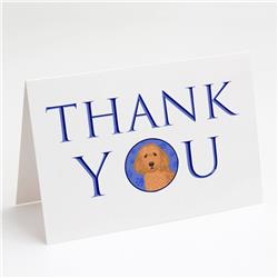 CK8987GCA7P 5 x 7 in. Unisex Doodle Red No.1 Thank You Greeting Cards & Envelopes, Multi Color - Pack of 8