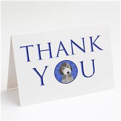 5 x 7 in. Unisex Doodle Silver No.1 Thank You Greeting Cards & Envelopes, Multi Color - Pack of 8