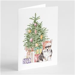 CK8190GCA7P 5 x 7 in. Unisex Christmas Corgi Puppy Greeting Cards & Envelopes, Multi Color - Pack of 8