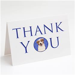 CK8924GCA7P 5 x 7 in. Unisex Australian Shepherd Red & White No.1 Thank You Greeting Cards & Envelopes, Multi Color - Pack of 8