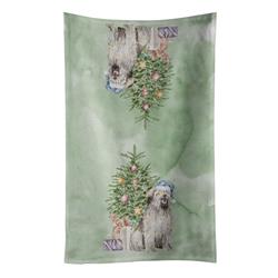 25 x 15 in. Unisex Christmas Briard No.2 Kitchen Towel, Multi Color