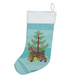 18 x 13.5 in. Unisex Pixie Bob No.1 Cat Merry Christmas Christmas Stocking