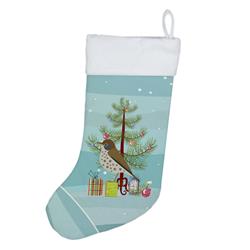 18 x 13.5 in. Unisex Thrush Merry Christmas Christmas Stocking