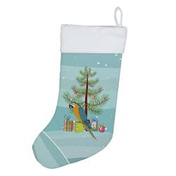 18 x 13.5 in. Unisex Macaw Merry Christmas Christmas Stocking