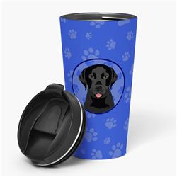 Picture of Carolines Treasures WDK1122TBL215 7.25 x 3.5 in. Unisex Labrador Retriever Black No.3 Stainless Steel 16 oz Tumbler, Blue