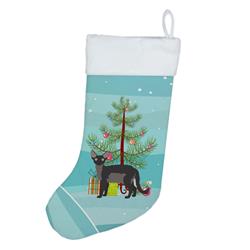18 x 13.5 in. Unisex Devon Rex Cat Merry Christmas Christmas Stocking