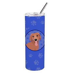 Picture of Carolines Treasures WDK1039TBL20 8.25 x 3 in. Unisex Chihuahua Red No.1 Stainless Steel 20 oz Skinny Tumbler, Blue