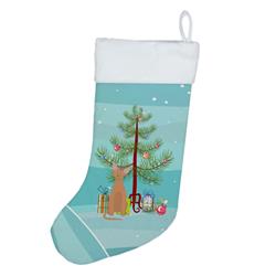 18 x 13.5 in. Unisex Devon Rex No.1 Cat Merry Christmas Christmas Stocking