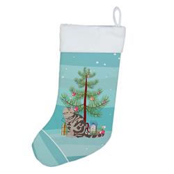 18 x 13.5 in. Unisex Foldex Exotic Fold Cat Merry Christmas Christmas Stocking