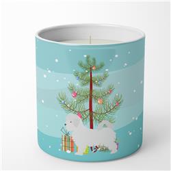 BB2954CDL 3.75 x 3.25 in. Unisex Maltese Merry Christmas Tree 10 oz Decorative Soy Candle
