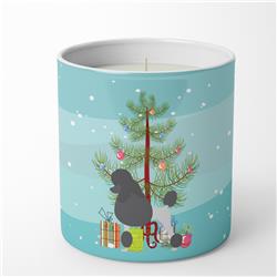 BB2957CDL 3.75 x 3.25 in. Unisex Poodle Merry Christmas Tree 10 oz Decorative Soy Candle