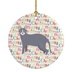 2.8 x 2.8 in. Unisex Don Sphynx No.2 Cat Christmas Ceramic Ornament