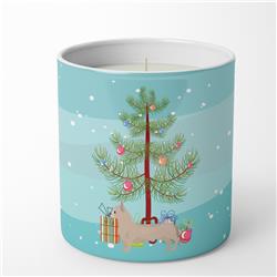 3.75 x 3.25 in. Unisex Tan Chiweenie Christmas Tree 10 oz Decorative Soy Candle