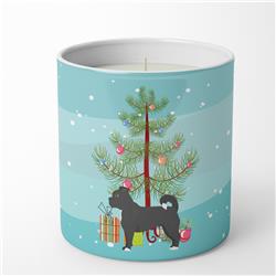3.75 x 3.25 in. Unisex Black Chug Christmas Tree 10 oz Decorative Soy Candle