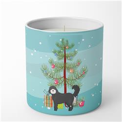 3.75 x 3.25 in. Unisex Black Cockapoo Christmas Tree 10 oz Decorative Soy Candle