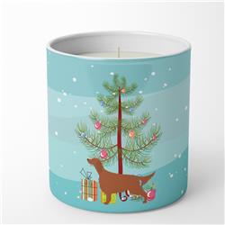 3.75 x 3.25 in. Unisex Irish Setter Merry Christmas Tree 10 oz Decorative Soy Candle