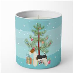 3.75 x 3.25 in. Unisex Fox Terrier Christmas Tree 10 oz Decorative Soy Candle