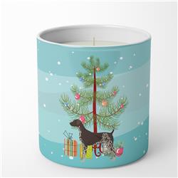 3.75 x 3.25 in. Unisex German Shorthaired Pointer Christmas Tree 10 oz Decorative Soy Candle