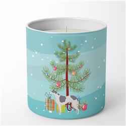 3.75 x 3.25 in. Unisex Greyhound Christmas Tree 10 oz Decorative Soy Candle