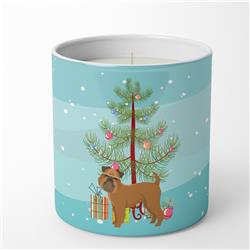 CK3544CDL 3.75 x 3.25 in. Unisex Brussels Griffon Christmas Tree 10 oz Decorative Soy Candle