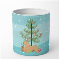 3.75 x 3.25 in. Unisex Norwich Terrier Christmas Tree 10 oz Decorative Soy Candle