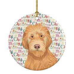 2.8 x 2.8 in. Unisex Doodle Liver No.2 Christmas Ceramic Ornament