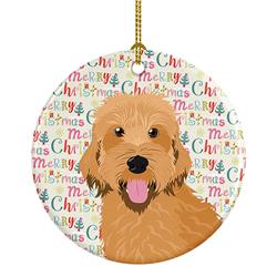 2.8 x 2.8 in. Unisex Doodle Liver No.4 Christmas Ceramic Ornament