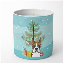 3.75 x 3.25 in. Unisex Christmas Tree & Boxer 10 oz Decorative Soy Candle