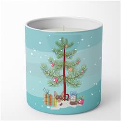 3.75 x 3.25 in. Unisex Toy Fox Terrier Christmas Tree 10 oz Decorative Soy Candle